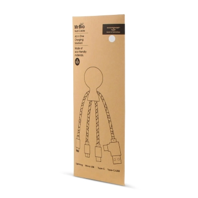 2081 | Xoopar Mr. Bio Charging cable kolor biały (LT41004-N0001)