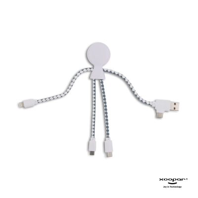 2081 | Xoopar Mr. Bio Charging cable kolor biały (LT41004-N0001)