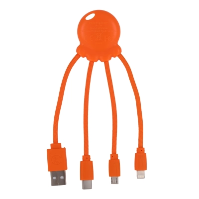 2087 | Xoopar Octopus Charging cable kolor pomarańczowy (LT41005-N0026)