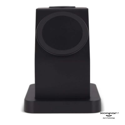 2708 | Xoopar Icon 3 in 1 Ładowarka bezprzewodowa kolor czarny (LT41507-N0002)