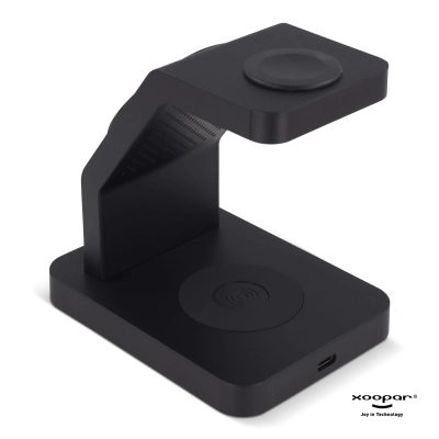 2708 | Xoopar Icon 3 in 1 Ładowarka bezprzewodowa kolor czarny (LT41507-N0002)