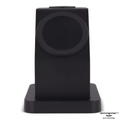 2708 | Xoopar Icon 3 in 1 Ładowarka bezprzewodowa kolor czarny (LT41507-N0002)