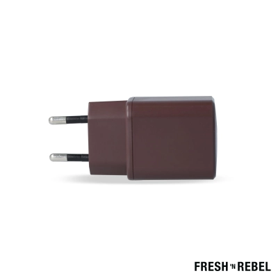 2WC30 I Fresh 'n Rebel Mini Charger USB-C + A PD // 30W kolor deep mauve (LT49407-N0046)