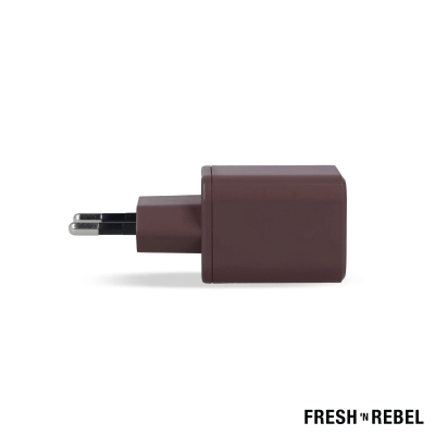 2WC30 I Fresh 'n Rebel Mini Charger USB-C + A PD // 30W kolor deep mauve (LT49407-N0046)