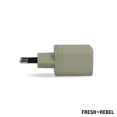 2WC30 I Fresh 'n Rebel Mini Charger USB-C + A PD // 30W kolor dried green (LT49407-N0049)