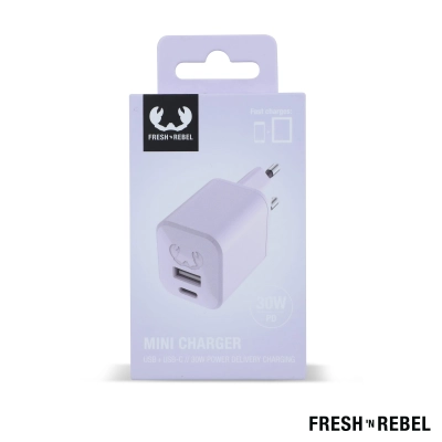2WC30 I Fresh 'n Rebel Mini Charger USB-C + A PD // 30W kolor liliowy (LT49407-N0071)