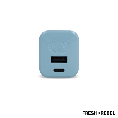 2WC30 I Fresh 'n Rebel Mini Charger USB-C + A PD // 30W kolor pastelowoniebieski (LT49407-N0016)