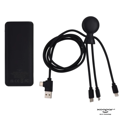 3199 | Xoopar Mr. Bio Powerbank and Cable pack 7000mAh kolor czarny (LT41713-N0002)