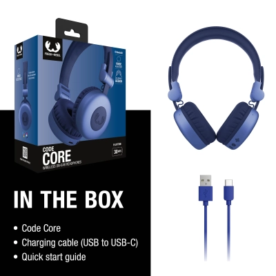 3HP1000 I Fresh 'n Rebel Code Core-Wireless on-ear Headphone kolor niebieski (LT49733-N0011)