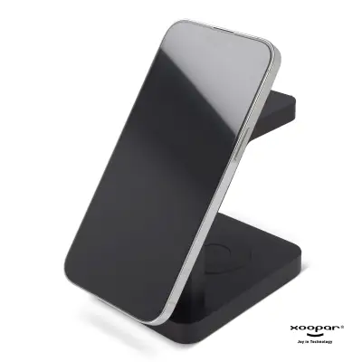 2708 | Xoopar Icon 3 in 1 Ładowarka bezprzewodowa kolor czarny (LT41507-N0002)