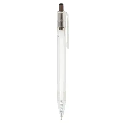 Długopis R-PET kolor transparentny / czarny (LT80562-N0402)