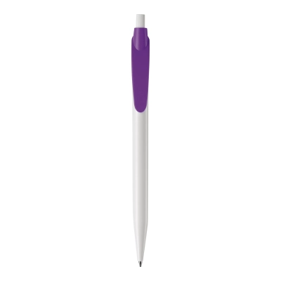Długopis Cosmo kolor biały / purpurowy (LT87612-N0172)
