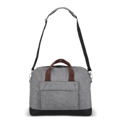 Torba na laptopa/aktówka  Brixton kolor szary / czarny (LT91297-N6102)