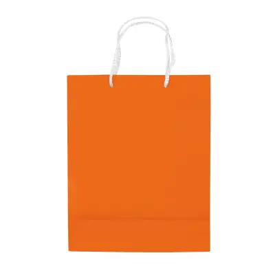 Papierowa torba średnia kolor pomarańczowy (LT91512-N0026)