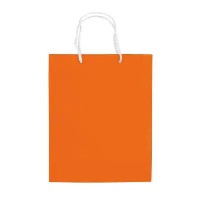 Papierowa torba średnia kolor pomarańczowy (LT91512-N0026)