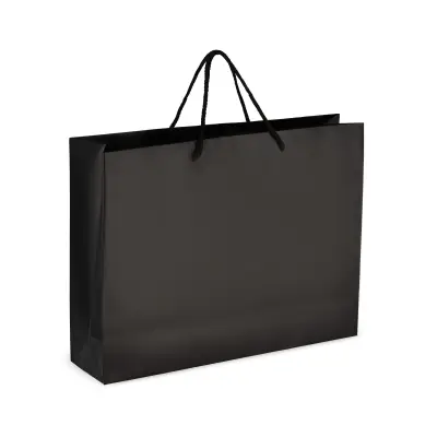 Papierowa torba prezentowa 40 x 12 x 30 cm 200 g/m² kolor czarny (LT91518-N0002)
