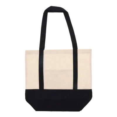 Bawełniana Torba na zakupy OEKO-TEX® 140g/m² 40x10x35cm kolor czarny (LT95248-N0002)