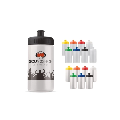 Bidon Sportowy  Bio 500ml podstawowa kolor biały / żółty (LT98859-N0141)