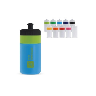 Bidon Sportowy Z Obwódka 500ml kolor biały / żółty (LT98735-N0141)