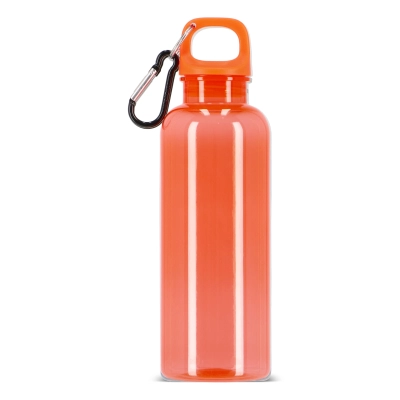 Butelka na wodę Noa R-PET 500 ml Przezroczysty kolor transparentny / pomarańczowy (LT98913-N0426)
