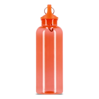 Butelka na wodę Noa R-PET 500 ml Przezroczysty kolor transparentny / pomarańczowy (LT98913-N0426)
