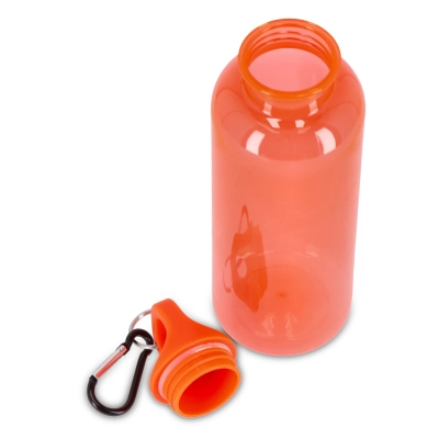 Butelka na wodę Noa R-PET 500 ml Przezroczysty kolor transparentny / pomarańczowy (LT98913-N0426)