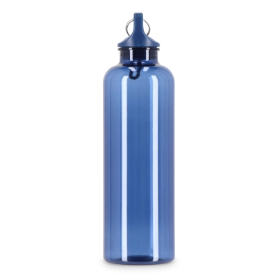 Butelka na wodę Noa R-PET 750 ml Przezroczysty kolor transparentny / ciemnoniebieski (LT98914-N0410)