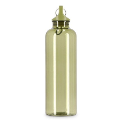 Butelka na wodę Noa R-PET 750 ml Przezroczysty kolor transparentny / oliwkowa zieleń (LT98914-N0443)