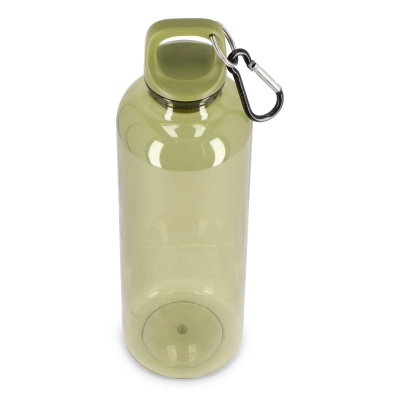 Butelka na wodę Noa R-PET 750 ml Przezroczysty kolor transparentny / oliwkowa zieleń (LT98914-N0443)