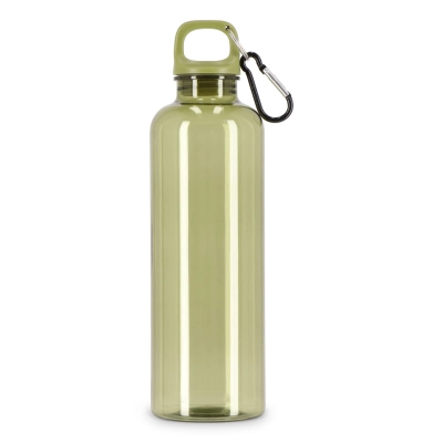 Butelka na wodę Noa R-PET 750 ml Przezroczysty kolor transparentny / oliwkowa zieleń (LT98914-N0443)