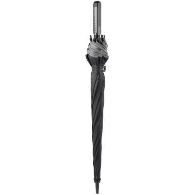 Deluxe 25 automatycznie otwierany parasol z podwójną czaszą kolor czarny / szary (LT97101-N0261)