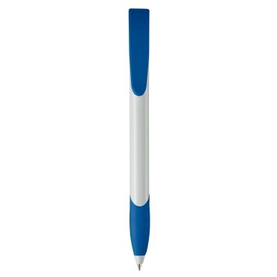 Długopis Apollo (kolor nietransparentny) kolor biały / królewski niebieski (LT87100-N0114)