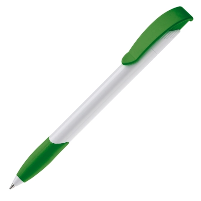 Długopis Apollo (kolor nietransparentny) kolor biały / zielony (LT87100-N0131)