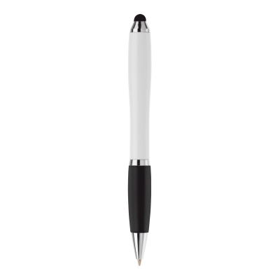 Długopis biały Hawaï stylus kolor biały / czarny (LT80433-N0102)