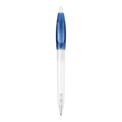 Długopis Bio-S! Clear przejrzysty kolor ecru / niebieski (LT87549-N5411)