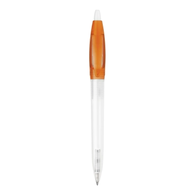 Długopis Bio-S! Clear przejrzysty kolor ecru / pomarańczowy (LT87549-N5426)
