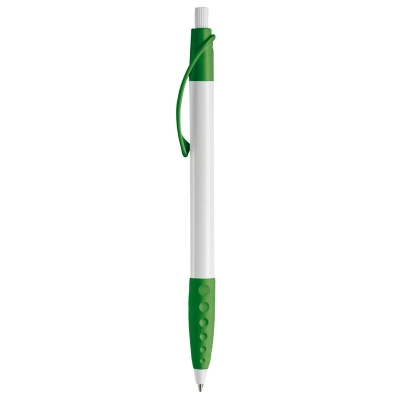 Długopis Cosmo kolor biały / zielony (LT87622-N0131)