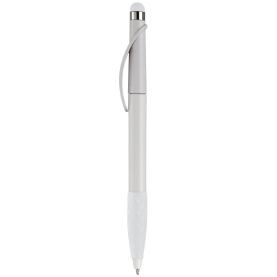 Długopis Cosmo Stylus Grip kolor biały / biały (LT87695-N0101)