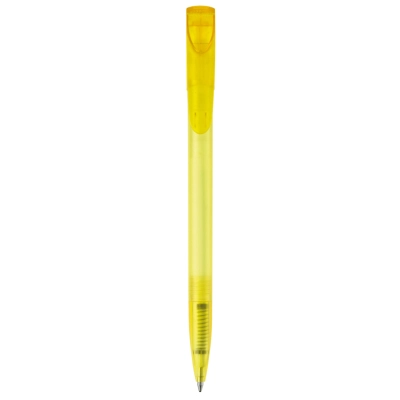 Długopis Deniro Frosty kolor ecru / żółty (LT87952-N5441)