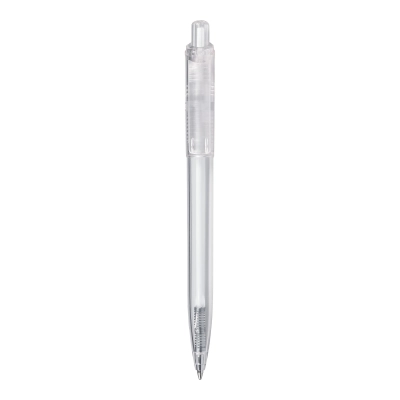 Długopis Ducal Clear przejrzysty kolor transparentny / biały (LT80917-N0401)
