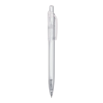 Długopis Ducal Clear przejrzysty kolor transparentny / biały (LT80917-N0401)