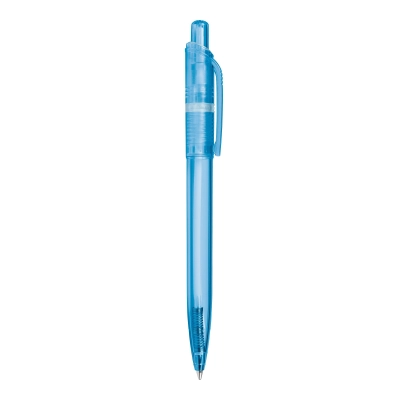 Długopis Ducal Clear przejrzysty kolor transparentny / jasnoniebieski (LT80917-N0412)