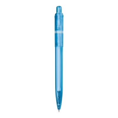 Długopis Ducal Clear przejrzysty kolor transparentny / jasnoniebieski (LT80917-N0412)