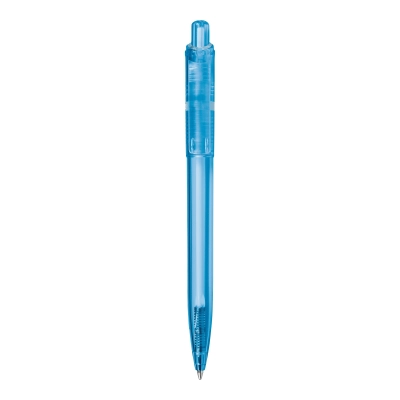 Długopis Ducal Clear przejrzysty kolor transparentny / jasnoniebieski (LT80917-N0412)