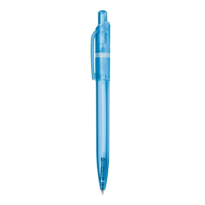 Długopis Ducal Clear przejrzysty kolor transparentny / jasnoniebieski (LT80917-N0412)