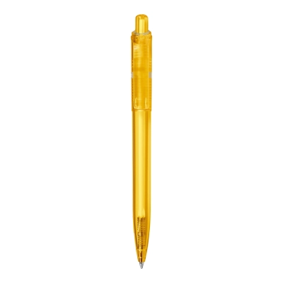 Długopis Ducal Clear przejrzysty kolor transparentny / żółty (LT80917-N0441)