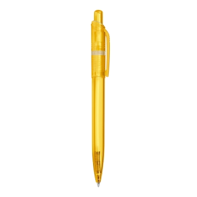 Długopis Ducal Clear przejrzysty kolor transparentny / żółty (LT80917-N0441)