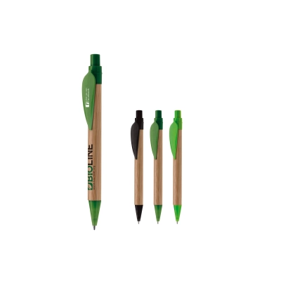 Długopis Eco Leaf kolor jasnozielony (LT87518-N0032)