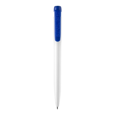 Długopis Ingeo TM Pen nieprzezroczysty kolor biały / ciemnoniebieski (LT87542-N0110)