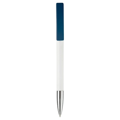 Długopis Nash kolor biały / ciemnoniebieski (LT80804-N0110)